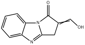 1H-Pyrrolo[1,2-a]benzimidazol-1-one,2,3-dihydro-2-(hydroxymethylene)-(9CI) Struktur