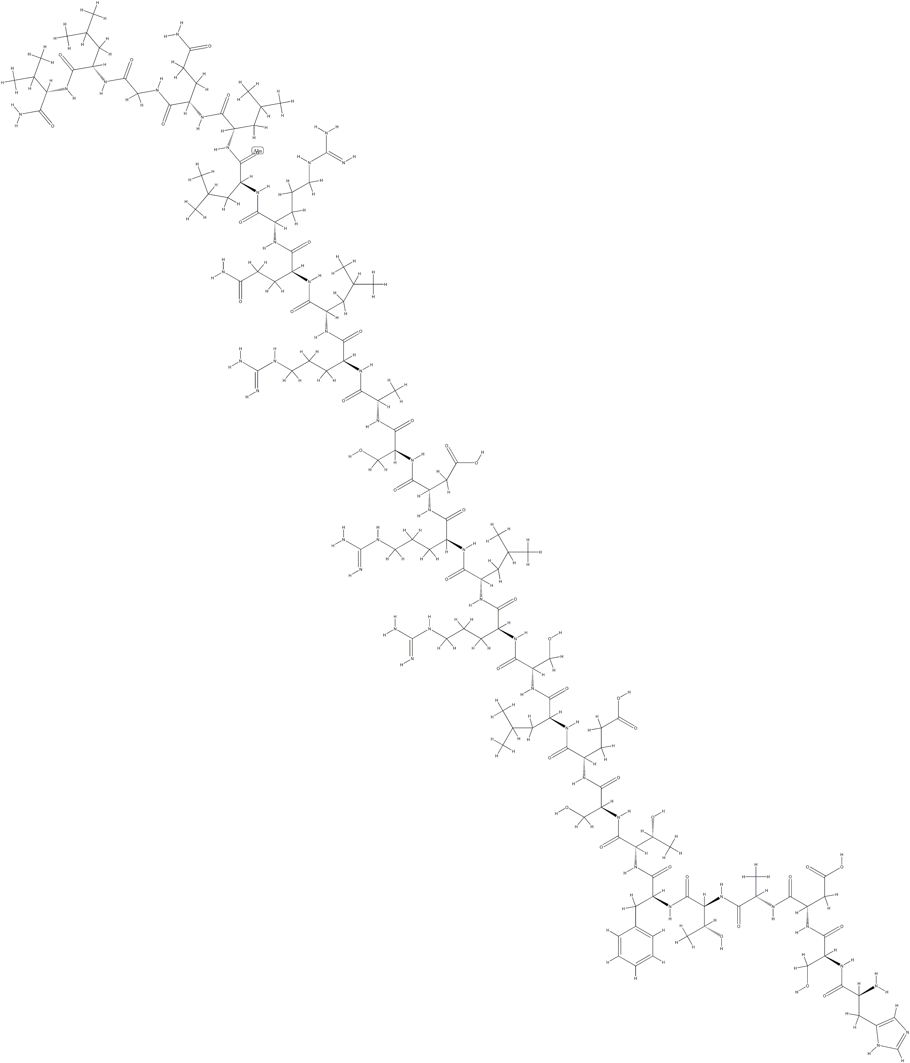 4-Ala-secretin Struktur