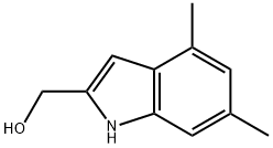 1H-Indole-2-methanol,4,6-dimethyl-(9CI) Struktur