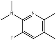 2-Pyridinamine,3-fluoro-N,N,5,6-tetramethyl-(9CI) Struktur