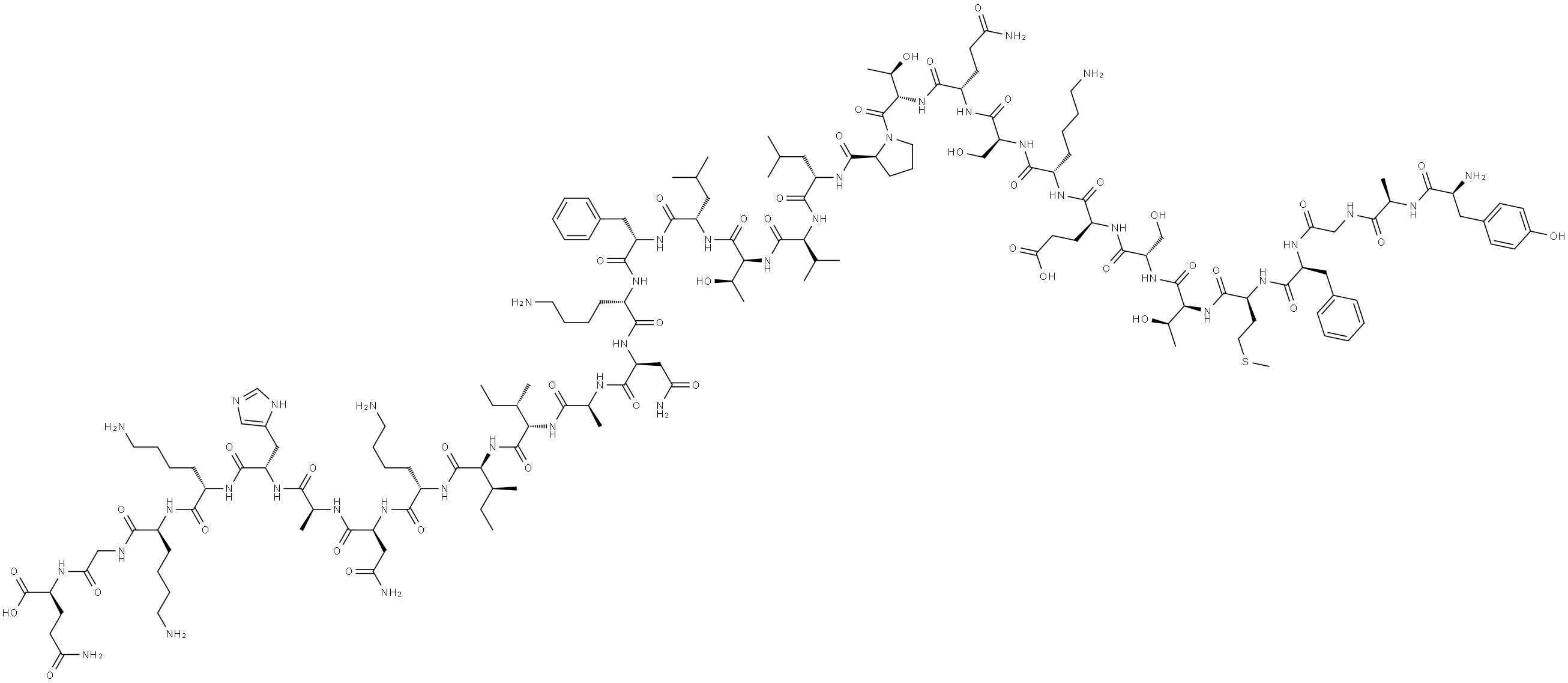 2-D-Alanine-beta-endorphin Struktur