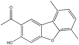 ルスコジベンゾフラン 化學構造式