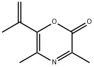 2H-1,4-Oxazin-2-one,3,5-dimethyl-6-(1-methylethenyl)-(9CI) Struktur