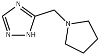 1H-1,2,4-Triazole,3-(1-pyrrolidinylmethyl)-(9CI) Struktur