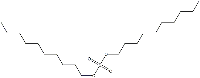 Sulfuric acid didecyl ester Struktur