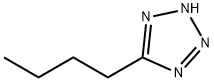 5-butyl-1H-1,2,3,4-tetrazole Struktur