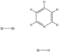 PYRIDINIUMHYDROBROMIDEPERBROMIDE Struktur