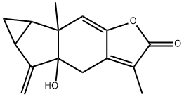 5alpha-Hydroxychloranthalactone A Struktur