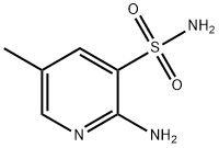 3-Pyridinesulfonamide,2-amino-5-methyl-(9CI) Struktur