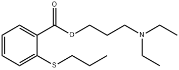 3-(Diethylamino)propyl=o-(propylthio)benzoate Struktur