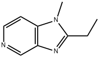 1H-Imidazo[4,5-c]pyridine,2-ethyl-1-methyl-(9CI) Struktur