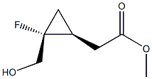 1,2-Cyclopropanedimethanol,1-fluoro-,alpha2-acetate,(1R,2R)-rel-(9CI) Struktur