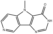 4H-Pyrido[3,4:4,5]pyrrolo[3,2-d]pyrimidin-4-one,1,5-dihydro-5-methyl-(9CI) Struktur