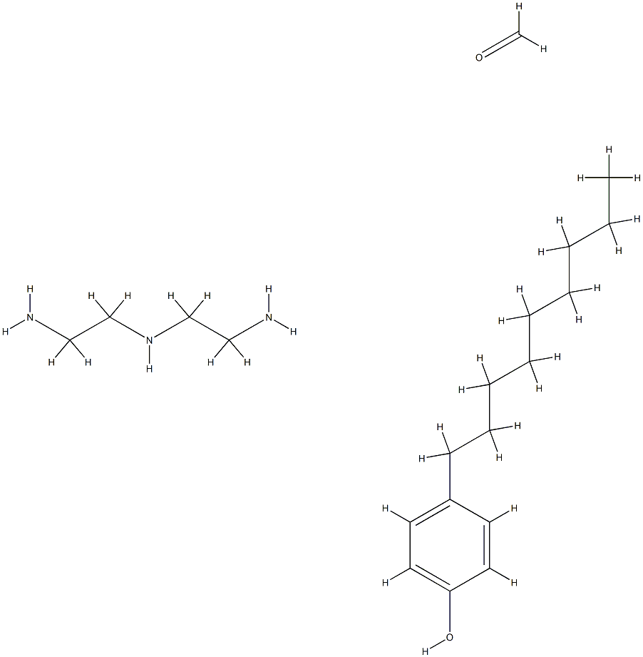 Formaldehyde, polymer with N-(2-aminoethyl)-1,2-ethanediamine and 4-nonylphenol Struktur