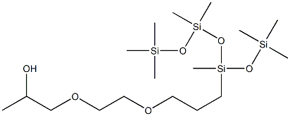 POLY(DIMETHYLSILOXANE) ETHOXYLATE/PROPOXYLATE Struktur