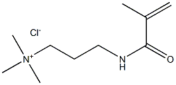 METHACRYLAMIDOPROPYLTRIMETHYLAMMONIUM CHLORIDE POLYMER Struktur