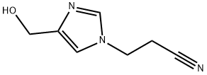 1H-Imidazole-1-propanenitrile,4-(hydroxymethyl)-(9CI) Struktur