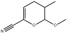 2H-Pyran-6-carbonitrile,3,4-dihydro-2-methoxy-3-methyl-(9CI) Struktur