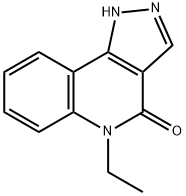 4H-Pyrazolo[4,3-c]quinolin-4-one,5-ethyl-1,5-dihydro-(9CI) Struktur