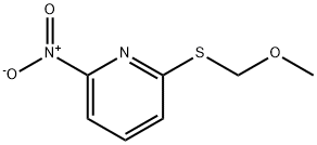 Pyridine,2-[(methoxymethyl)thio]-6-nitro-(9CI) Struktur