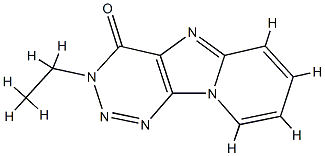 Pyrido[2,1:2,3]imidazo[4,5-d]-1,2,3-triazin-4(3H)-one, 3-ethyl- (9CI) Struktur