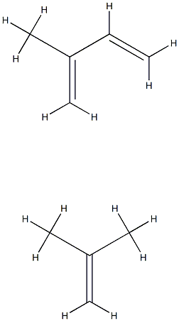 POLY(ISOBUTYLENE-CO-ISOPRENE), BROMINATED Struktur