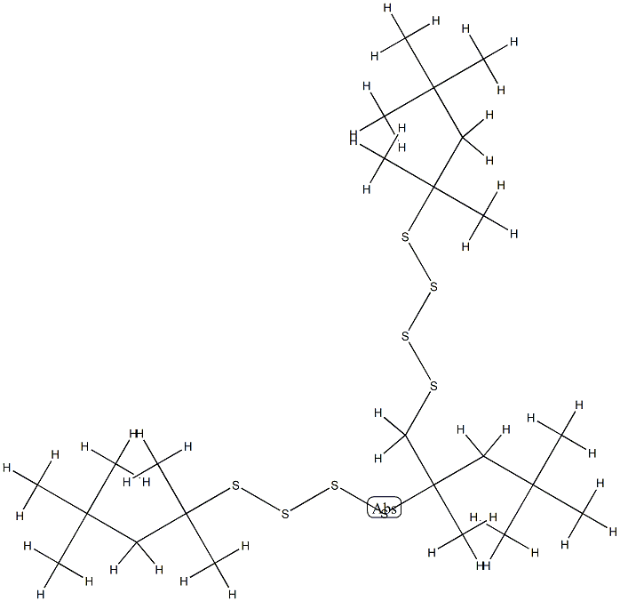 Pentene, 2,4,4-trimethyl-, sulfurized Struktur