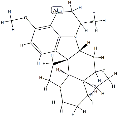 21-Deoxy-16-methoxy-22β-methyl-4,25-secoobscurinervan Struktur