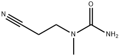 1-(2-cyanoethyl)-1-methylurea Struktur