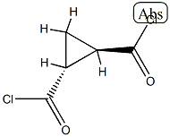 1,2-Cyclopropanedicarbonyl dichloride, (1R,2R)-rel- (9CI) Struktur