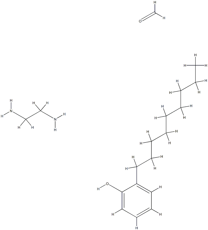 Formaldehyde, polymer with 1,2-ethanediamine and nonylphenol Struktur