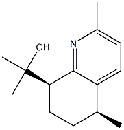 5,6,7,8-Tetrahydro-α,α,2,5-tetramethyl-8-quinolinemethanol Struktur