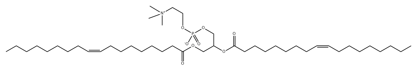 (Z,Z)-(±)-(7-oleoyl-4-oxido-10-oxo-3,5,9-trioxa-4-phosphaheptacos-18-enyl)trimethylammonium 4-oxide Struktur