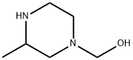 1-Piperazinemethanol,3-methyl-(9CI) Struktur