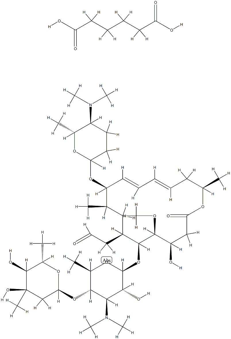 アジピン酸スピラマイシン 化學(xué)構(gòu)造式