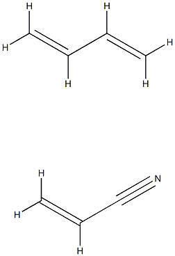 POLY(BUTADIENE-CO-ACRYLONITRILE), VINYL TERMINATED Struktur