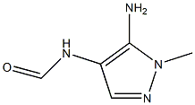 Formamide,N-(5-amino-1-methyl-1H-pyrazol-4-yl)-(9CI) Struktur