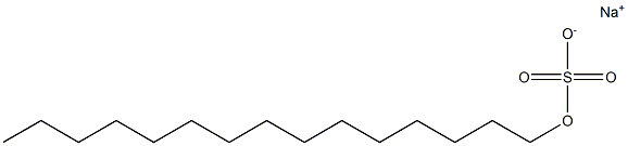 Sulfuric acid, mono-C12-18-alkyl esters, sodium salts Struktur