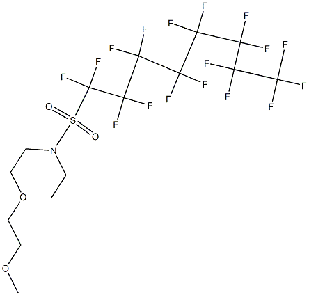 POLY(ETHYLENE GLYCOL) 2-(ETHYL((HEPTADE& Struktur