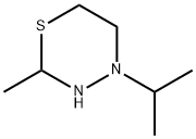 2H-1,3,4-Thiadiazine,tetrahydro-2-methyl-4-(1-methylethyl)-(9CI) Struktur