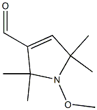 1H-Pyrrole-3-carboxaldehyde,2,5-dihydro-1-methoxy-2,2,5,5-tetramethyl-(9CI) Struktur