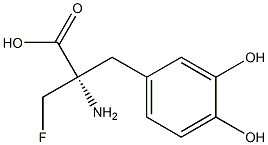 alpha-monofluoromethyldopa Struktur