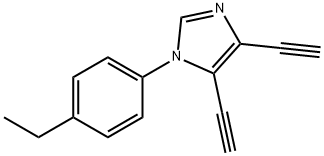 1H-Imidazole,1-(4-ethylphenyl)-4,5-diethynyl-(9CI) Structure