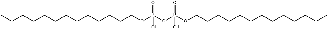 Diphosphoric acid α,β-dihydrogen α,β-ditridecyl ester Struktur