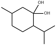 1,1-Cyclohexanediol,5-methyl-2-(1-methylethyl)-(9CI) Struktur