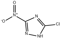 1H-1,2,4-Triazole,3-chloro-5-nitro-(9CI) Struktur