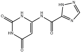 1H-1,2,4-Triazole-3-carboxamide,N-(1,2,3,6-tetrahydro-2,6-dioxo-4-pyrimidinyl)-(9CI) Struktur