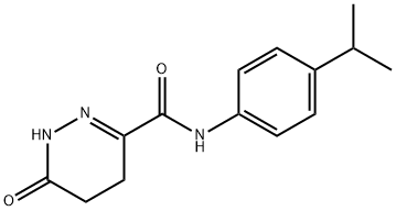 3-Pyridazinecarboxamide,1,4,5,6-tetrahydro-N-[4-(1-methylethyl)phenyl]-6- Struktur