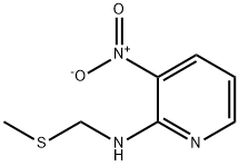 2-Pyridinamine,N-[(methylthio)methyl]-3-nitro-(9CI) Struktur