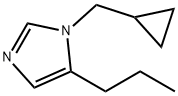 1H-Imidazole,1-(cyclopropylmethyl)-5-propyl-(9CI) Struktur